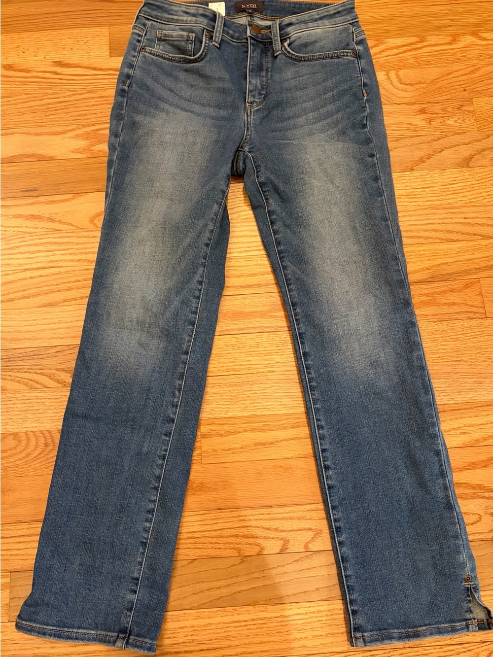 NYDJ Women’s Sheri Slim Straight-Leg Jeans- Size 0